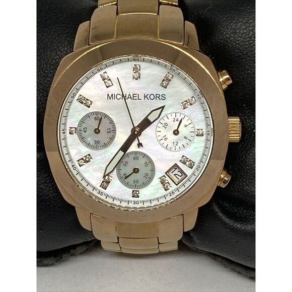 Michael Kors MK5336 Women's Gold Stainless Steel Analog Dial Quartz Watch LB342 - Picture 2 of 12